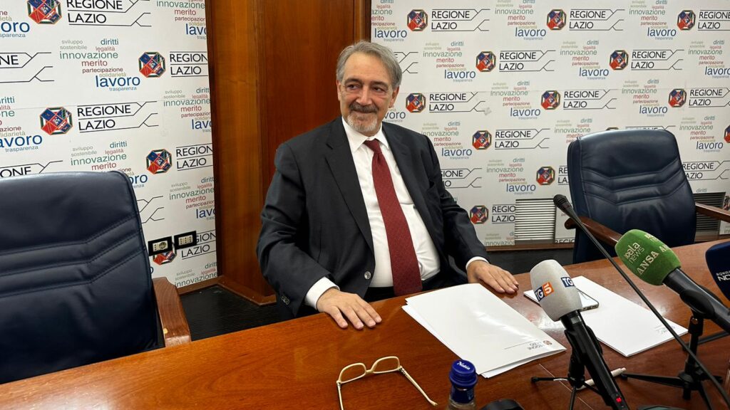 Regione Lazio, Rocca: “Conti della sanità in utile per il terzo anno consecutivo”