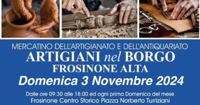 Frosinone, il centro storico brilla con Artigiani nel Borgo e Vintage Market: eventi per buoni acquisti e e socializzare