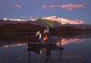 Natività galleggiante sulle acque del Lago di Canterno: in tanti corrono ad ammirarla