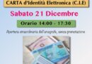 Arpino, sabato 21 Open Day del Comune: si potrà richiedere la carta d’identità elettronica