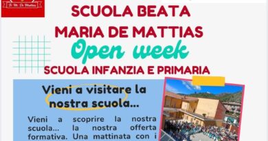 Sora, “Open Week” alla Scuola dell’infanzia e primaria “Beata Maria De Mattias”: come partecipare