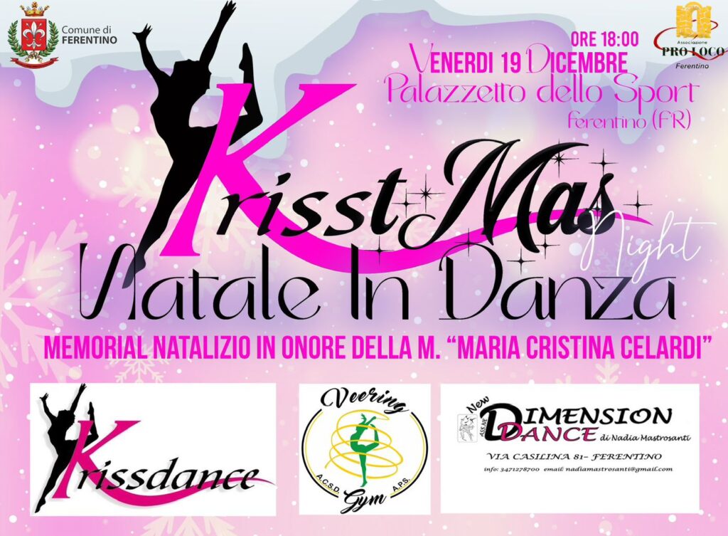Ferentino, tutto pronto per la decima edizione di ‘Natale in danza’, protagoniste le scuole di ballo