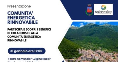 San Donato Val di Comino presenta la Comunità Energetica Rinnovabile “Solar Valley”