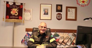 Frosinone, cambio al vertice dei vigili del fuoco: si è insediato il nuovo comandante Muscinesi