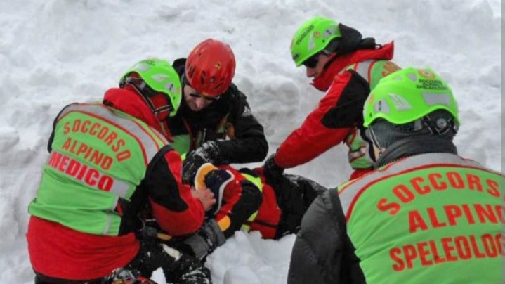 Capocatino, donna investita con lo slittino salvata dal soccorso alpino