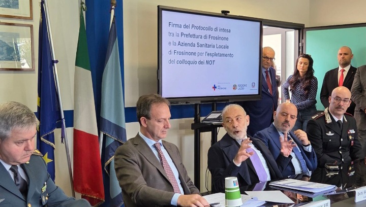 Sostanze stupefacenti, intesa Asl Frosinone e Prefettura