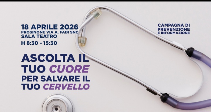 A Frosinone A.L.I.Ce. porta il Tour della prevenzione: controlli gratuiti contro ictus e malattie cardiovascolari