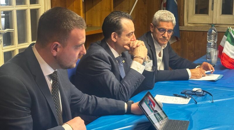 Da sin. Fiorletta, Trancassini e Quadrini