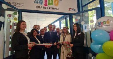Frosinone, inaugurato l’asilo nido aziendale della Asl. In prima linea Asp e Regione