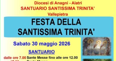 Vallepietra, torna la festa  della Santissima Trinità con il vescovo Marcianò