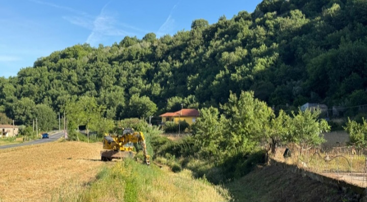 Consorzio di Bonifica Conca di Sora, lavori su fossi e canali tra Isola del Liri e Arpino