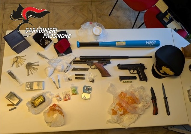 Operazione “Alto Impatto” a Ferentino: caccia alle armi clandestine e allo spaccio, due in manette